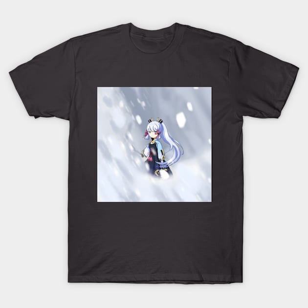 Kamisato Ayaka T-Shirt by JellyWinkle